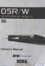 Korg 05R/W ai2 Synthesizer Midi Module Original Users Owner&#39;s Manual Boo... - £23.52 GBP