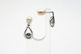 Crossfor Dancing Stone Fairy Drop 925 Sterling Silver Earrings NYE-118 - $2,346.18 MXN