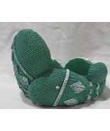 Yankee Candle Jar Holder J/H pair of large GREEN WINTER MITTENS textured - $71.33 CAD
