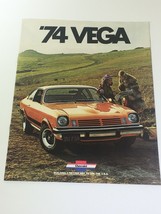 Vintage 1974 Vega by Chevrolet #2677 2-4 Door Sedan Hardtop Car Catalog Brochure - $12.79