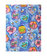 HI Fashion Fabrics Bug Jar &amp; Hearts Cotton Blend Fabric 45&quot; x 36&quot;- 1 yard - $11.30