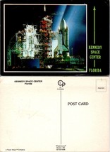 Florida Kennedy Space Center Spaceship Preparing Moon Trip VTG Postcard - £7.51 GBP