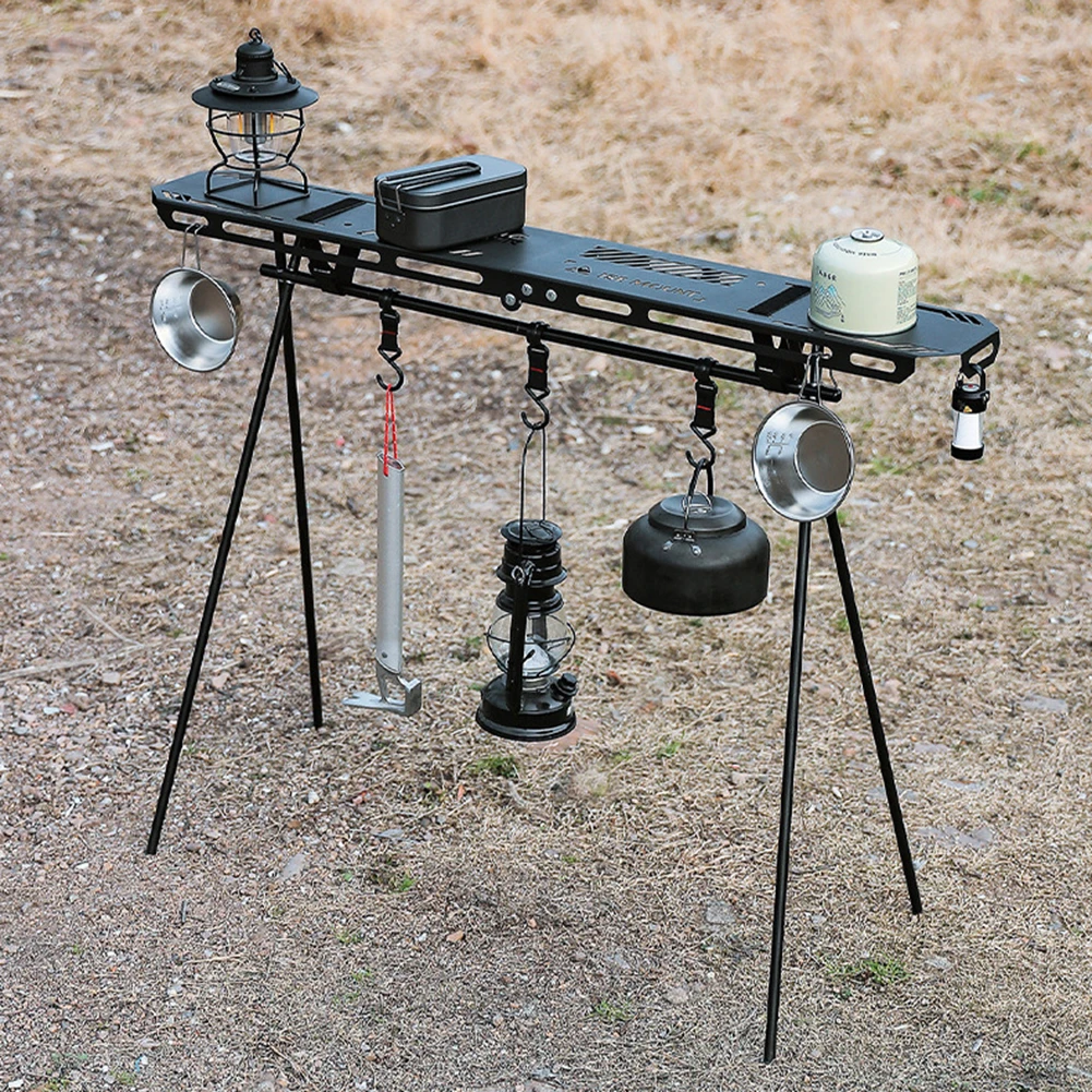 Portable Tripod Shelf Board with Hanging Hole for BBQ Picnic Hiking High - £20.09 GBP+