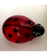 Final Discount, Murano Glass, Handcrafted Unique Lovely Ladybug Figurine... - $40.71 CAD