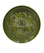 Green Floral Flower 3D Melamine Serving Platter Bar Tray Made in Japan 1... - $28.01