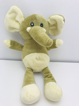 Rare Baby Green Elephant White Ears Feet Diaper Plush Stuffed Animal 10in Soft - £12.14 GBP