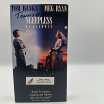 Sleepless In Seattle VHS 1993 Romantic Comedy Tom Hanks Meg Ryan - $9.55