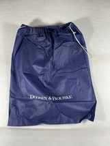 Dooney and Bourke Dust Bag Only Blue With Drawstring White Words Purse Storage - £8.25 GBP