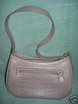 Liz Claiborne Gray Croc Shoulderbag style# HBRUA448 - £31.97 GBP