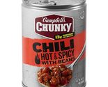 Campbell&#39;s Chunky Chili, Hot and Spicy Chili with Beans, 16.5 oz Can, Ca... - $23.00