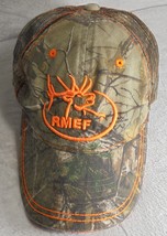 RMEF Team Elk Rocky Mountain Elk Foundation Trucker Hat Cap Camo Outdoor Cap Co - £10.94 GBP