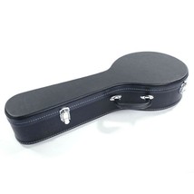 New High Quality Hardshell A-Style Mandolin Leather Case Black - $91.65