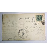 Series 1902 Benjamin Franklin Cent Green Stamp On Camp Hughes Reminiscen... - $495.00