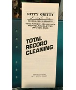 NITTY GRITTY RECORD CARE PRODUCTS BROCHURE (8 PAGE FOLDOUT) - $7.52 CAD