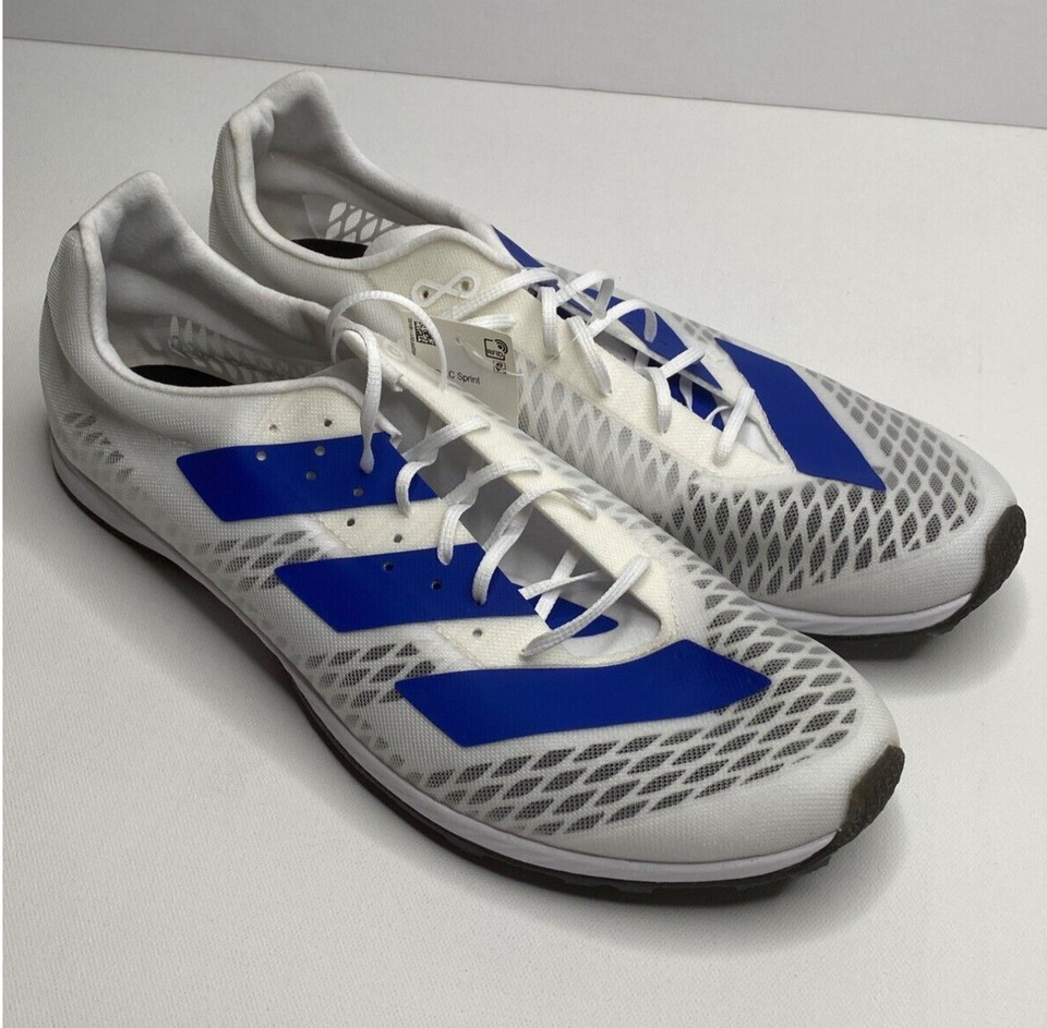 Primary image for adidas Adizero  XC Sprint Shoe Men's Track Field EG8456 White Size 12