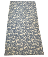 Waverly Garden Room Panel Blue &amp; White Floral Schumacher Fabric Vintage ... - $41.58