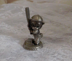 1983-84 Avon Fine Pewter - Benjamin J. Bear - &quot;School&#39;s Out&quot; - $176.89 MXN