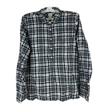 J.Crew Womens Boy Fit Plaid Button-Up Shirt Size XL - £13.90 GBP