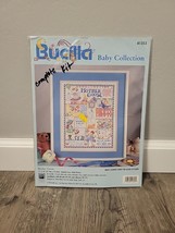 New Vintage Bucilla Baby Collection Mother Goose Counted Cross Stitch 41353 - £11.94 GBP