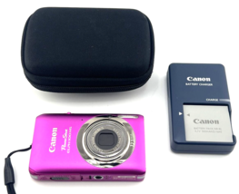 Canon PowerShot ELPH 100 HS Digital Camera PINK 12.1MP 4x Zoom Tested - £221.97 GBP