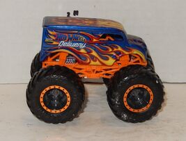2018 Hot Wheels Monster Jam Truck Delivery 1:64 Scale Rare Blue Orange - $5.91
