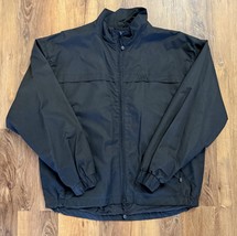 NRA Men&#39;s Concealed Carry Black Tactical Full Zip Windbreaker Jacket Siz... - $31.68