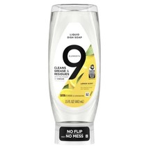 9 Elements EZ Squeeze Dish Soap, Lemon Scent, 15.0 fl oz Bottle - £10.16 GBP