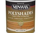 Minwax PolyShades Wood Stain + Polyurethane Finish – Quart, Classic Oak,... - £32.23 GBP