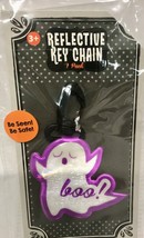 Halloween GHOST Reflective Key Chain NEW ~  Trick Or Treaters Be Safe &amp; ... - $3.13