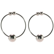 Non Piercing Nipple Bull Rings Silver Erotic Breast Body Jewelry - $14.86