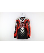 Vintage 90s Boys Large All Over Print Paint Ball Long Sleeve Jersey T-Shirt - $34.60