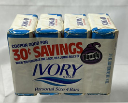 4 Bars 3.5oz New Sealed Vintage Ivory Personal Size Soap Bars 1987 - £15.74 GBP