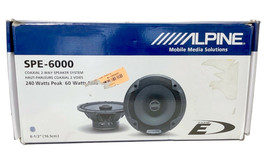 NEW Alpine SPE-6000 Type-E Series 6-1/2&quot; Coaxial 2-Way Car Speaker System - £40.49 GBP