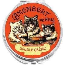 Vintage Butter Cats Compact with Mirrors - Perfect for your Pocket or Purse - $11.76