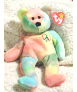 Ty Beanie Baby Peace #115 Tush, Mint Tag w/Tag Protector, Tag Error #PB201 - $23.58 CAD