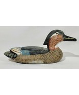Vintage Wood Duck Wooden Duck Decoy - $926.45 MXN