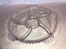 Candlewick Crystal 6 Part Relish 5 Handled Depression Glass Mint - $24.99