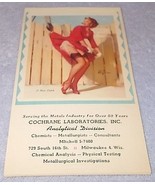 Vintage Gil Elvgren Girl Pin Up Art Advertising Calendar Memo Pad 1963-64 - $11.95