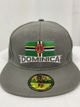 NWT New Era 59Fifty Gray Monogrammed &quot;Dominica&quot; Ball Cap Size 7 1/4 - £7.46 GBP