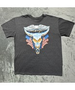 Wrangler T Shirt XL Men’s Graphic Tee Skull Southwest Gray - $269.39 MXN