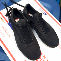 Men’s **Rare** Vans Pro Boat Shoes Ultra Cush Lite Sneakers All Black 10.5 Flat - £63.21 GBP