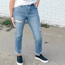 Women&#39;s Distressed Mom Jean - $40.00