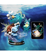 26cm Blastoise Pokemon Evolution Eevee Anime Figures Charizard Raichu Me... - $238.94