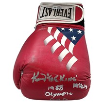 King Kennedy McKinney Signed Boxing Glove w/ Team USA Flag Beckett Autograph COA - £158.24 GBP