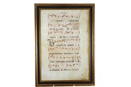 15th/16th century vellum antiphonal leaf 2 - £207.31 GBP