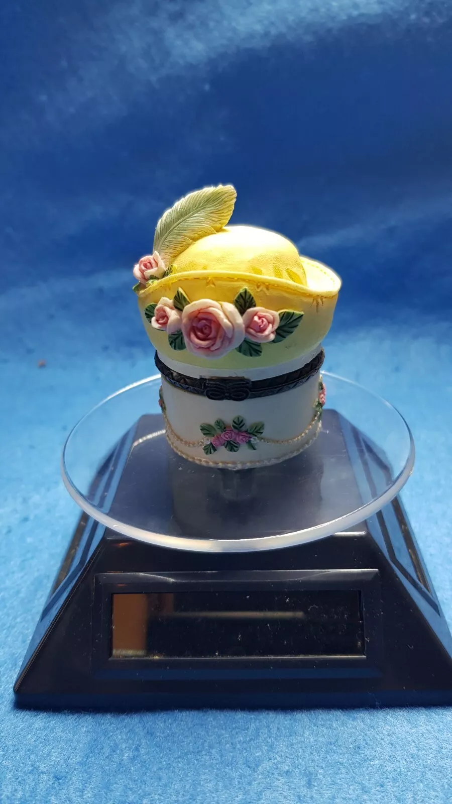 Vintage Trinket Box by The Leonardo Collection – Feather and Rose Design + - $377.24 MXN