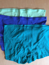 (3) 2XL/9 Hanes Boy Short Cotton Stretch Panties - 3 Colors - Nwot - £10.91 GBP