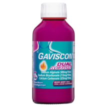 Gaviscon Dual Action 300mL Oral Liquid Suspension – Mixed Berry - $77.96