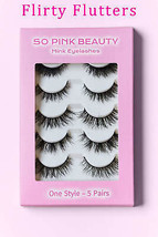 So Pink Beauty Mink Eyelashes 5 Pairs - $24.99