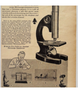 1936 Bausch &amp; Lomb Microscope Advertisement Antique Optical Company E90E3 - $374.96 MXN
